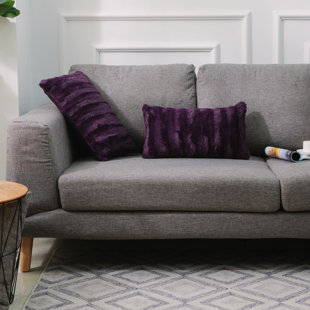 Mauve and grey online throw pillows